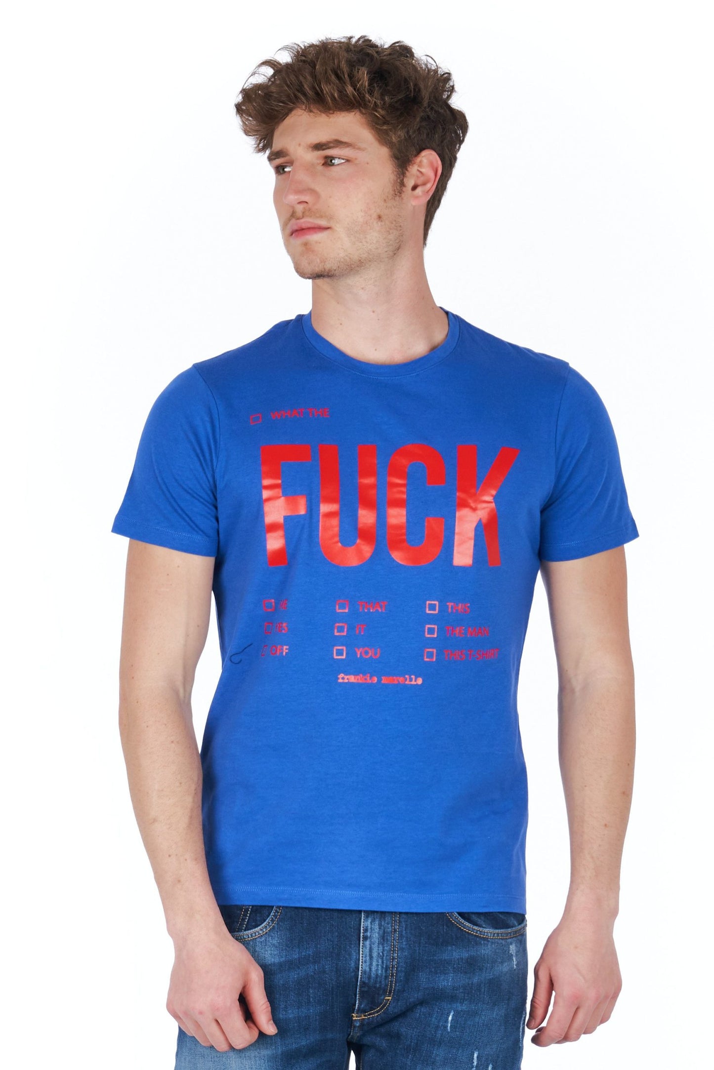 Bnautischblaues T-Shirt