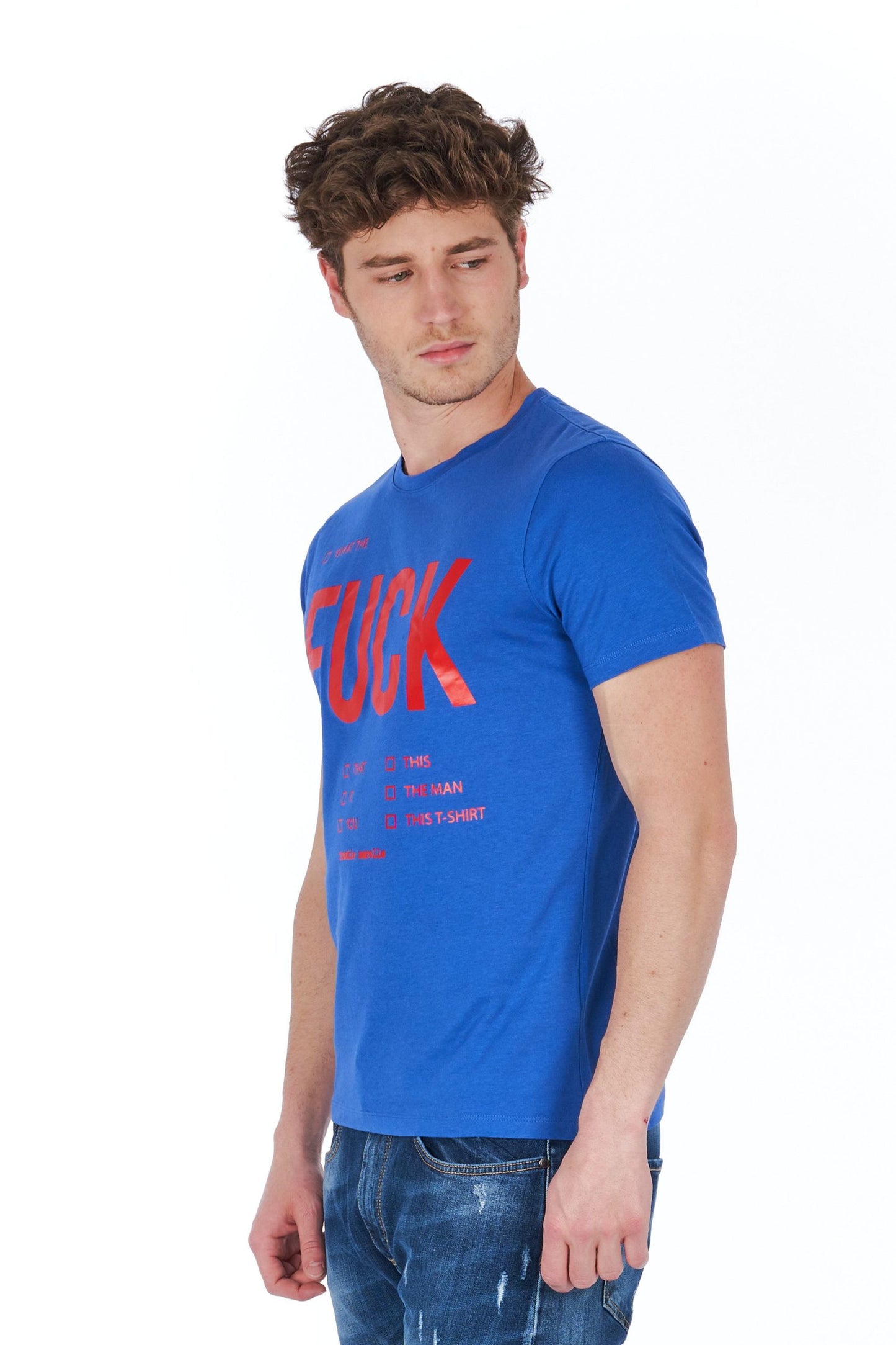 Bnautischblaues T-Shirt