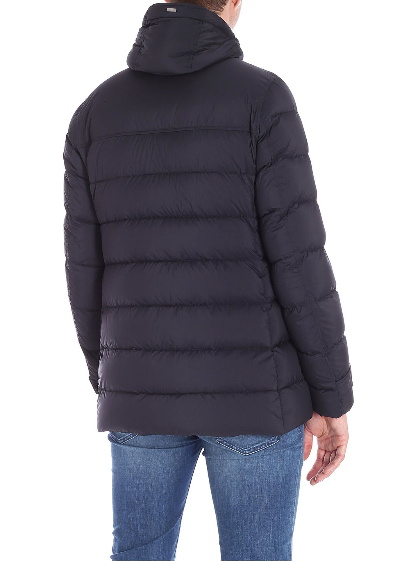 Blaue gesteppte "Montgomery" Daunenjacke