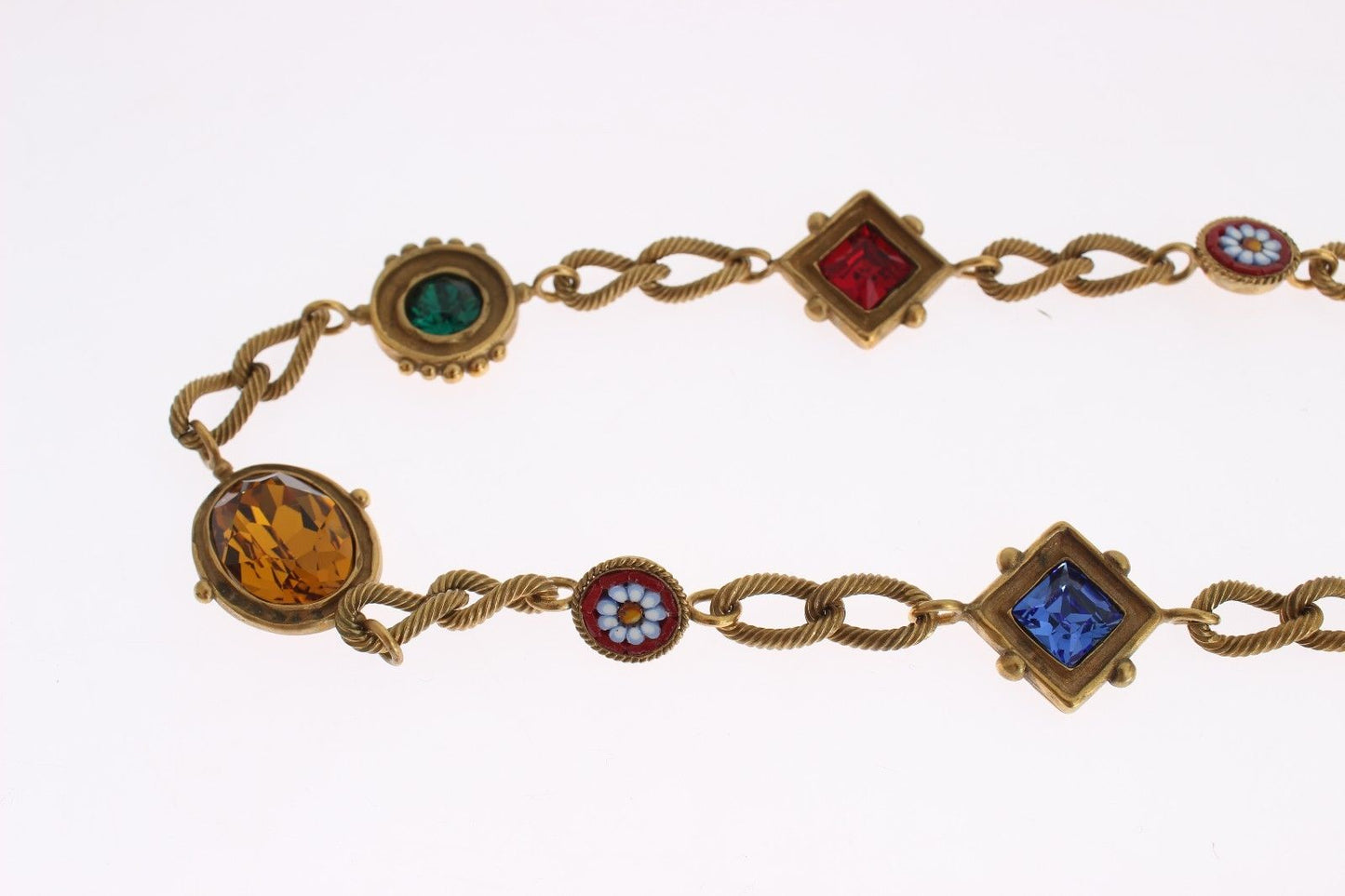 Schwarzes Wildleder Gold Messing Farbe Kristall Taille Gürtel