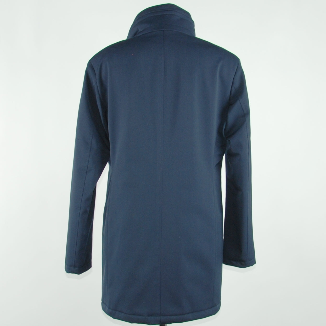 Blaue Wolljacke Mantel