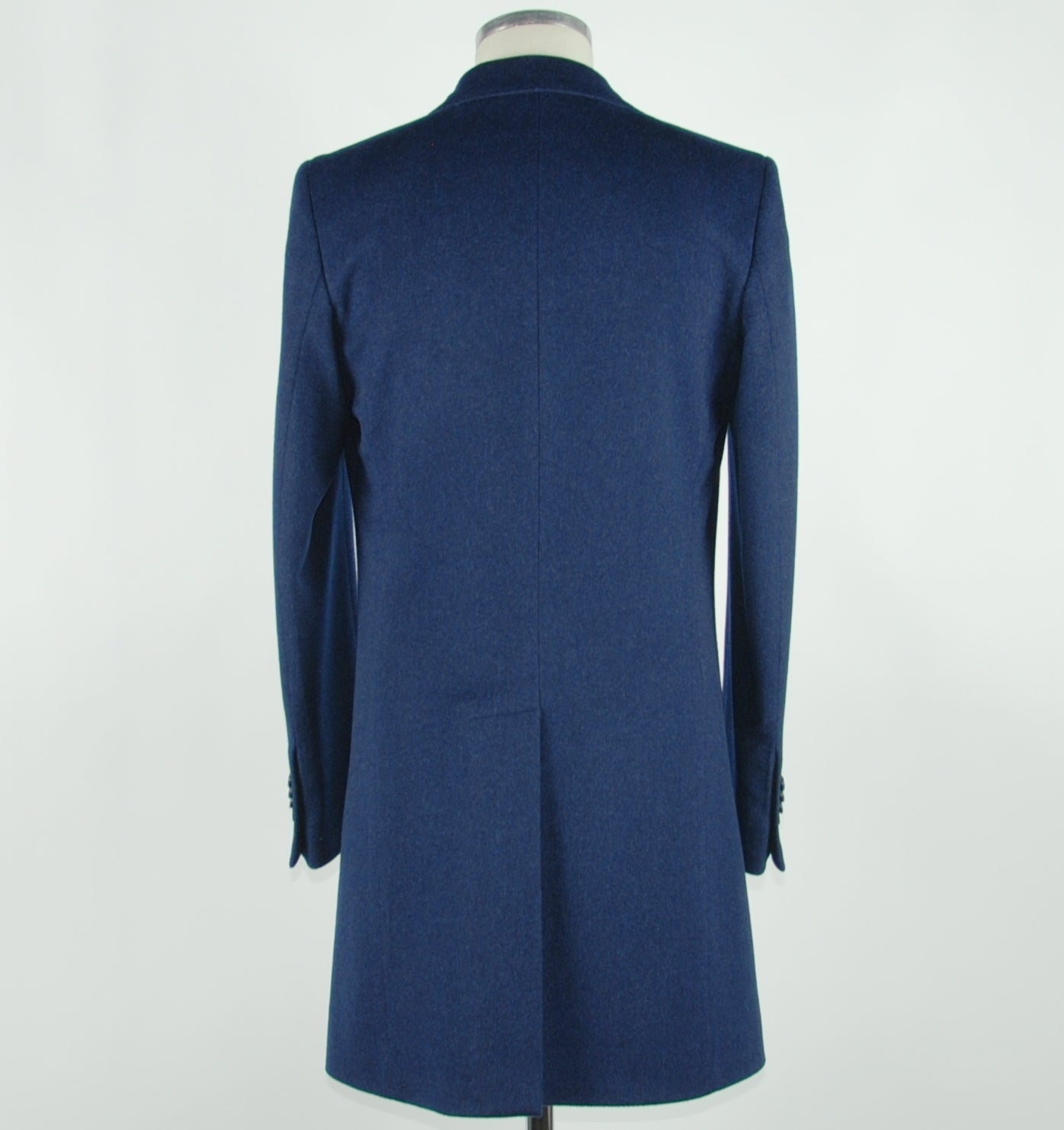 Blaue Wolljacke Mantel