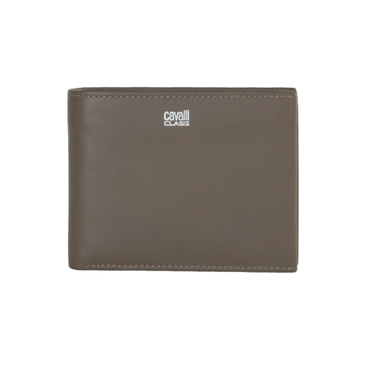 Braunes Taupe Kalbsleder Portemonnaie