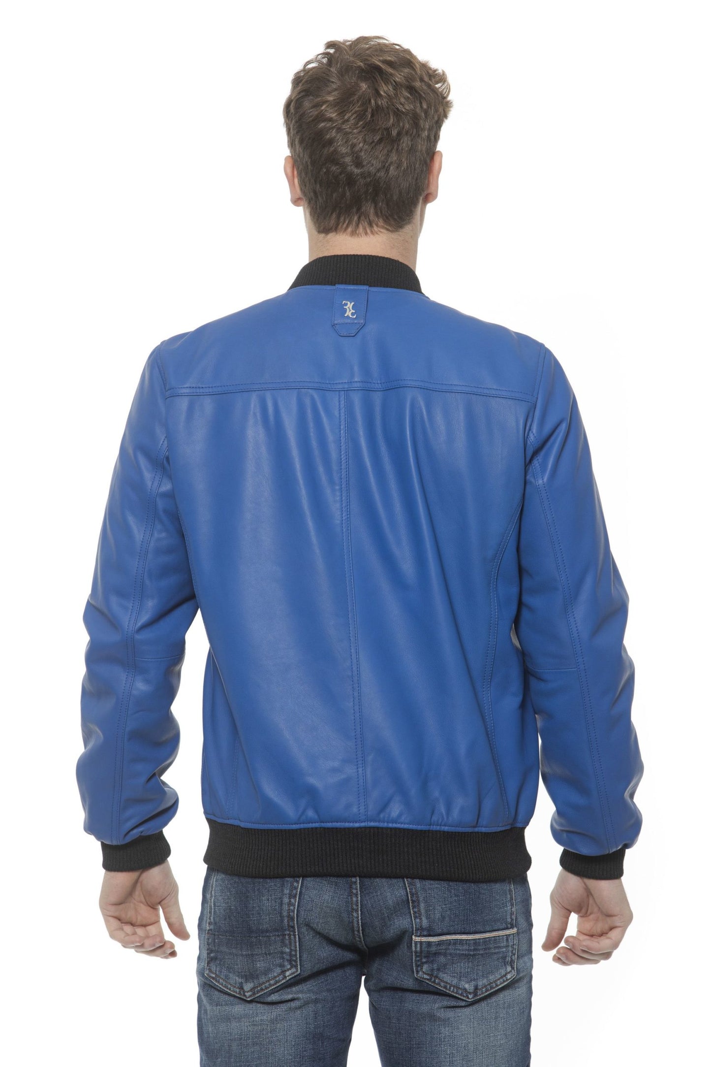 Blaue Jacke
