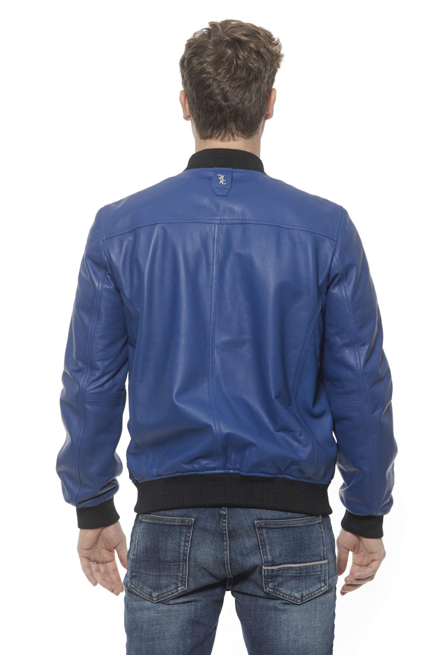 Blaue Jacke
