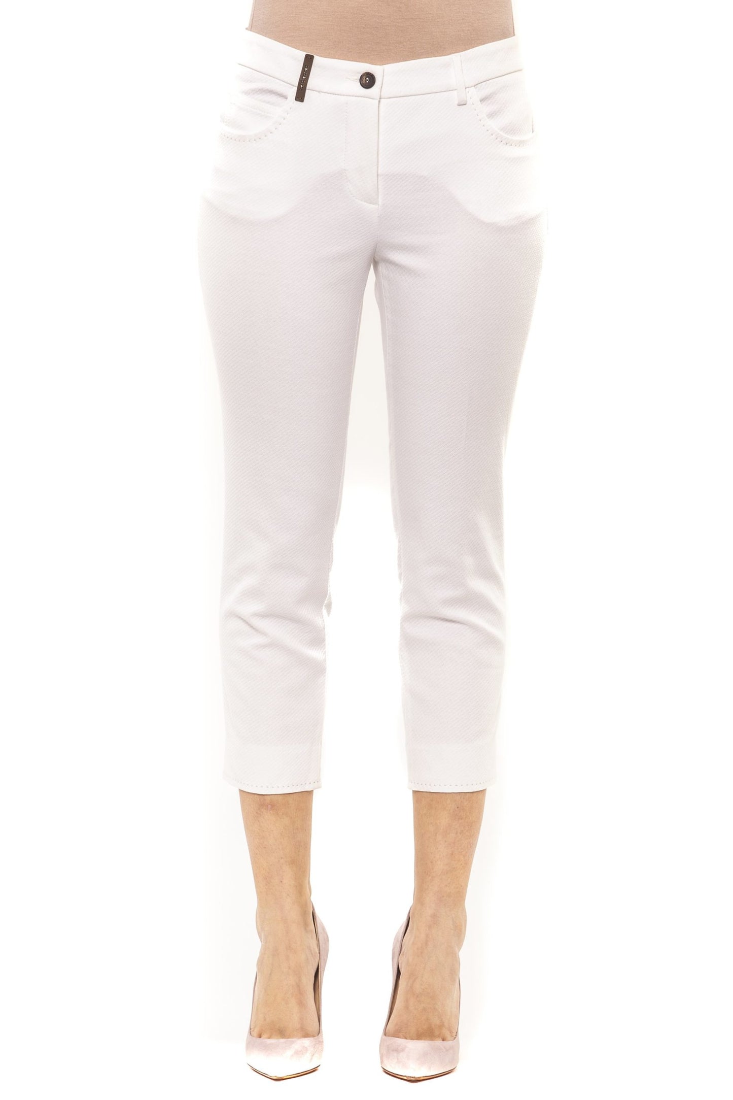 Bianco Weiße Jeans & Hose