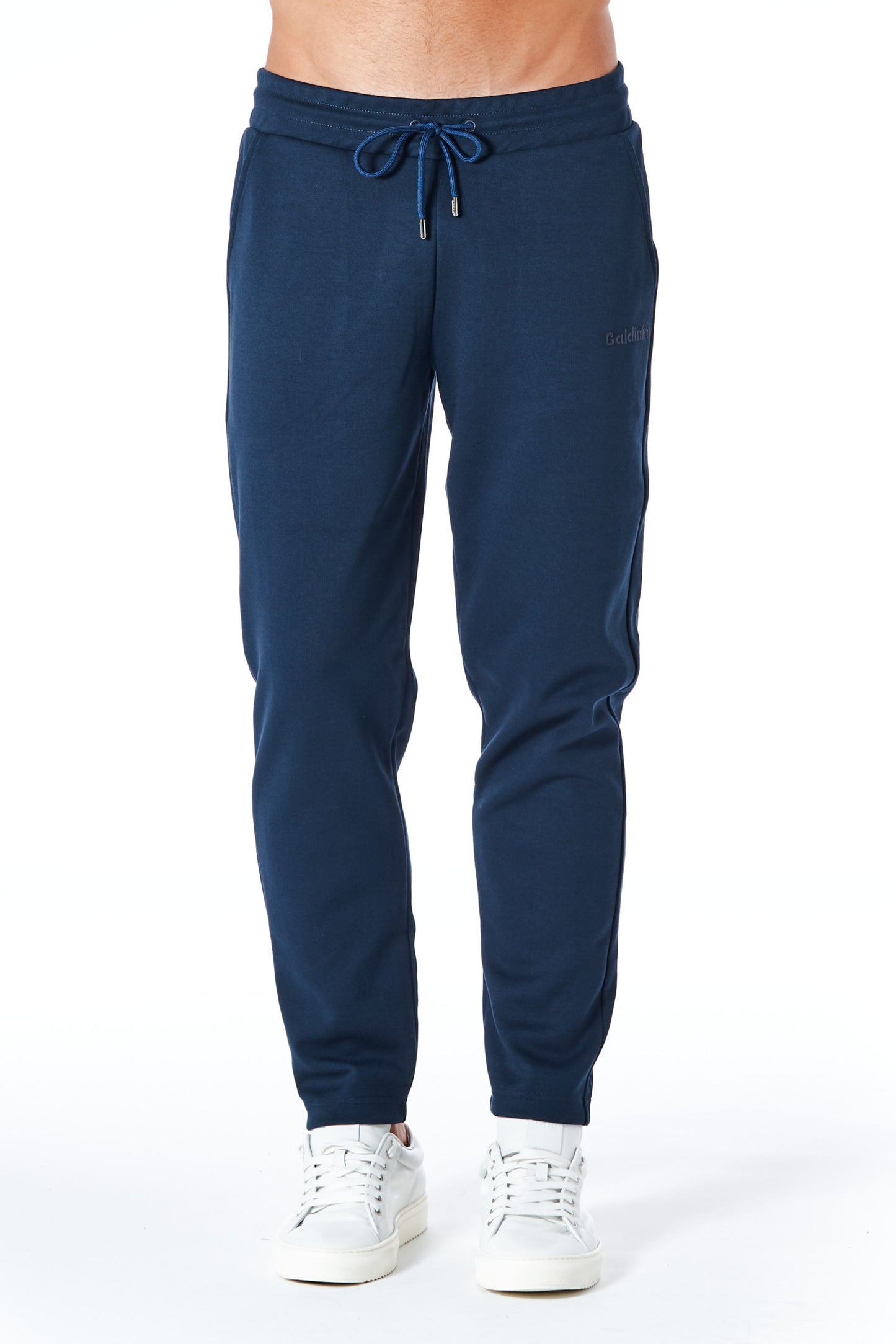 Blaue Jogginghose aus Baumwolle und Polyester Hose