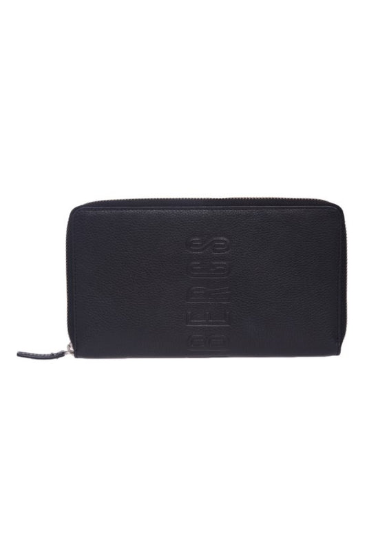 Schwarzes Leder Portemonnaie