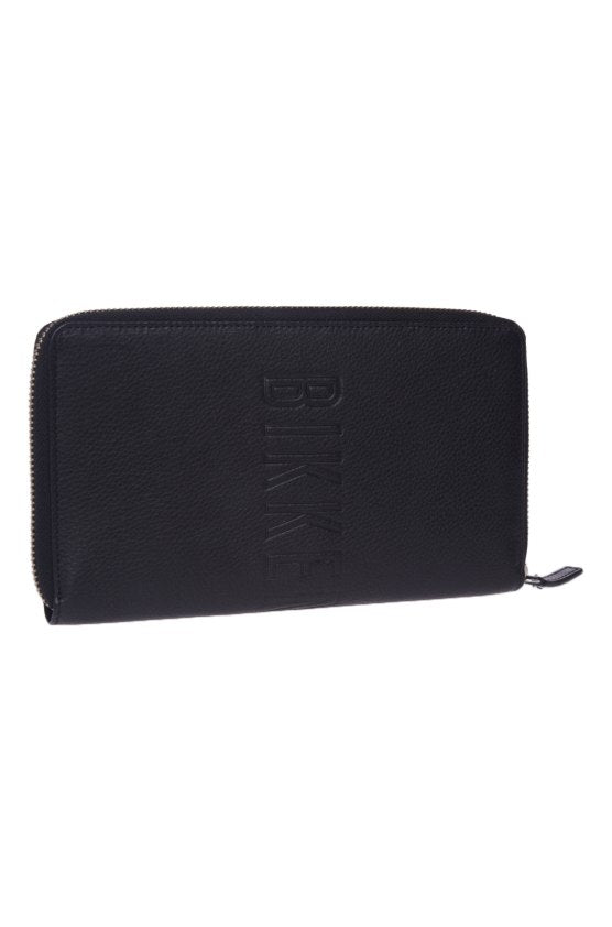 Schwarzes Leder Portemonnaie