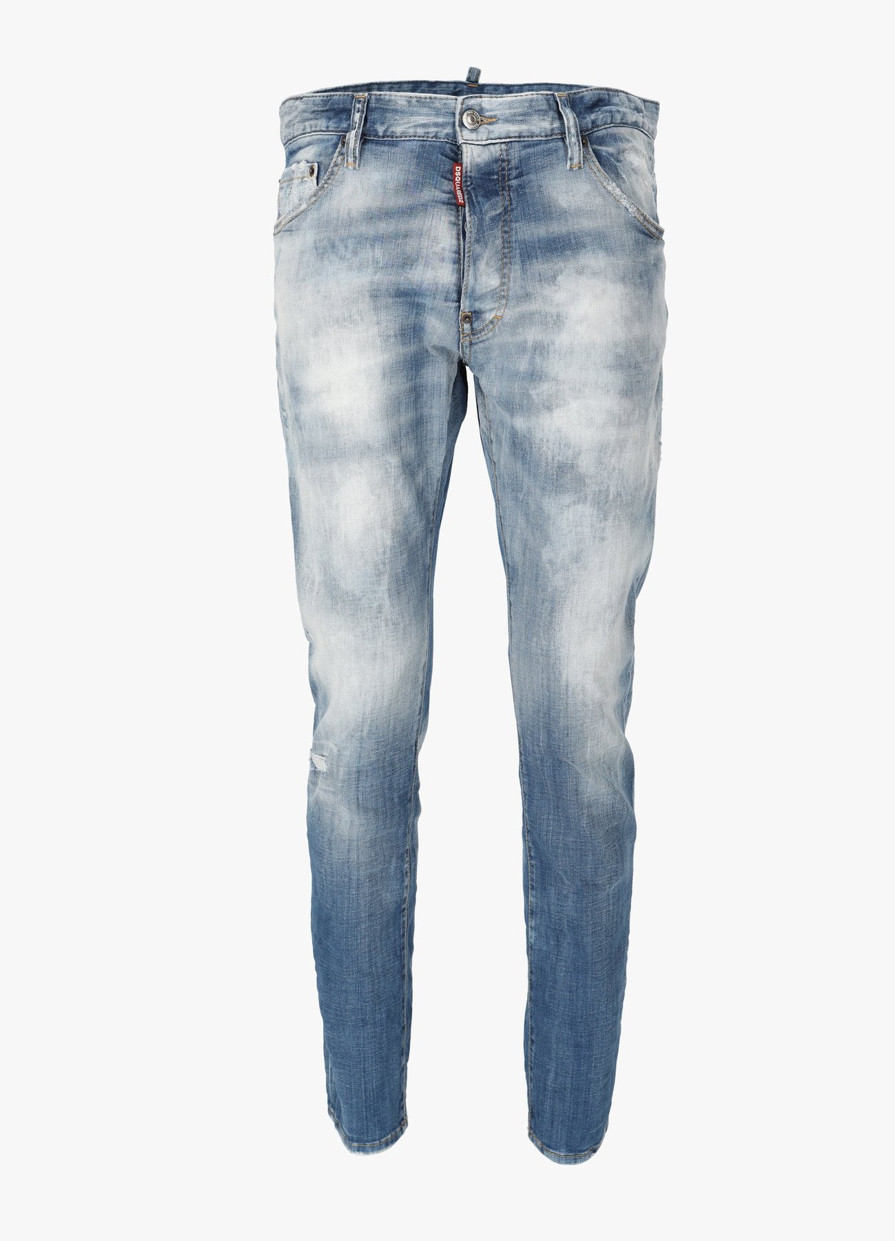 Cool Guy Five Pocket Jeans aus blauer Baumwolle