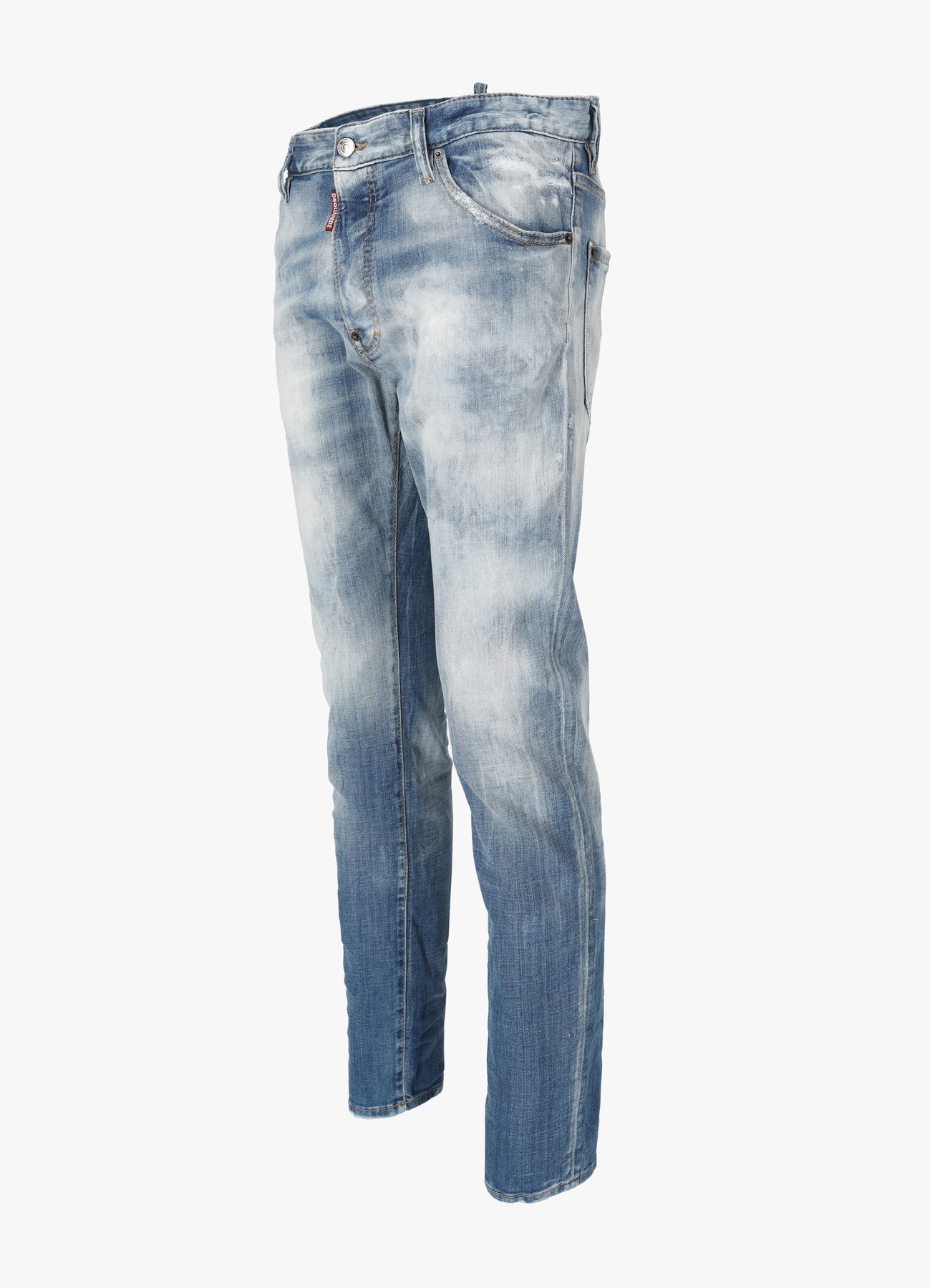 Cool Guy Five Pocket Jeans aus blauer Baumwolle