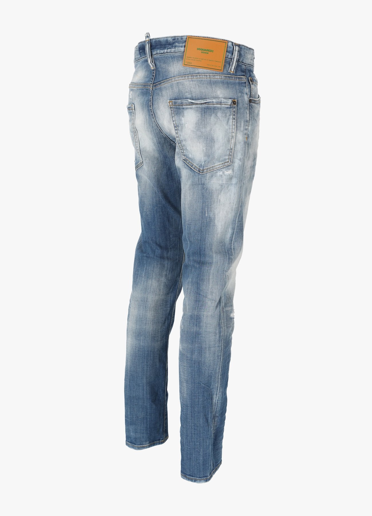 Cool Guy Five Pocket Jeans aus blauer Baumwolle