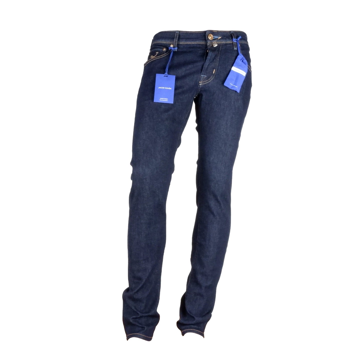 Dunkelblaue Nick Denim-Jeans aus Baumwolle