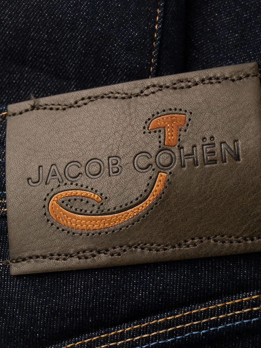 Dunkelblaue Nick Denim-Jeans aus Baumwolle