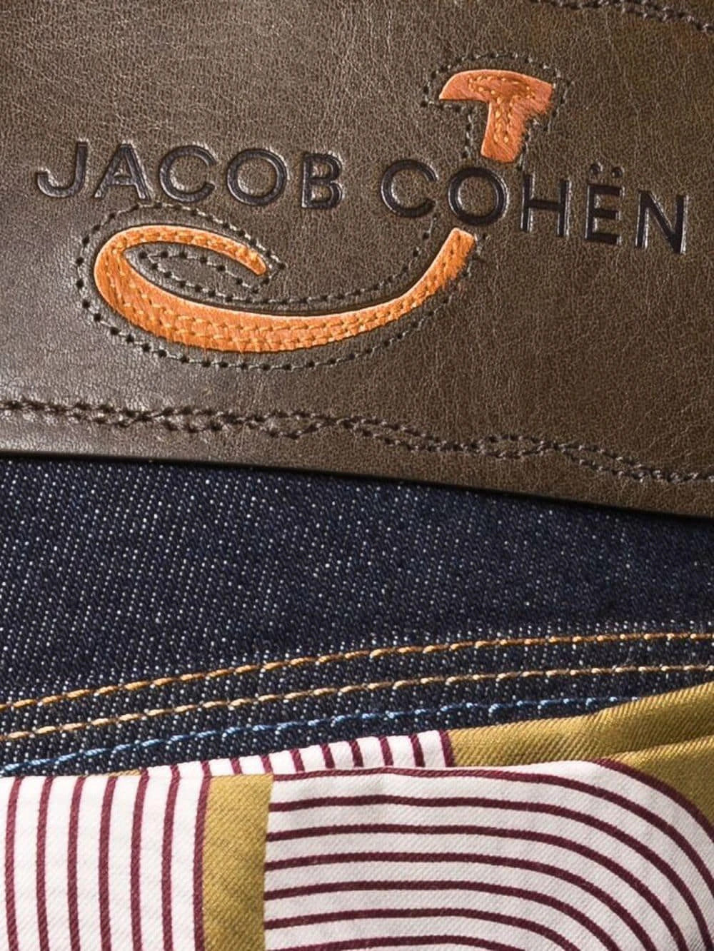 Dunkelblaue Nick Denim-Jeans aus Baumwolle