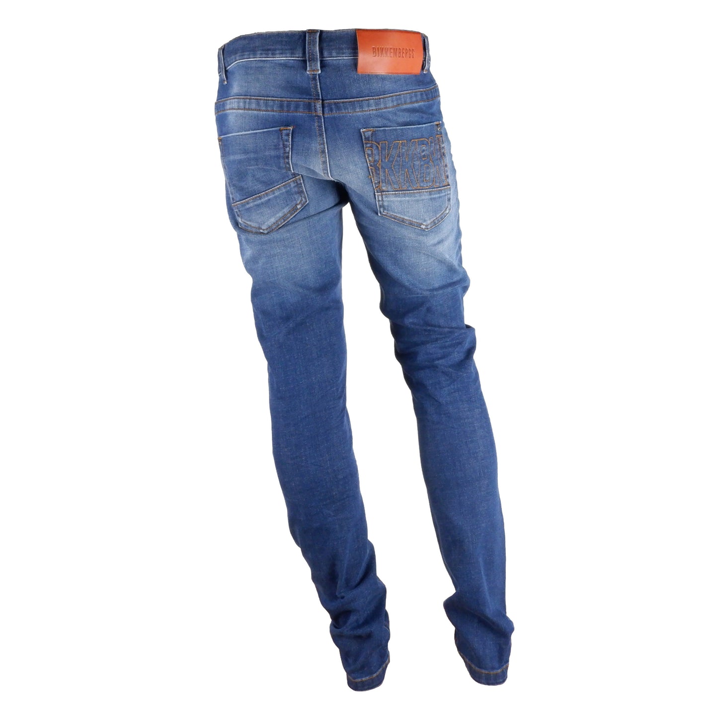 Blaue Baumwolle Regular Fit Jeans