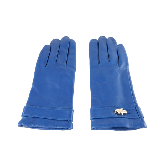 Blau Cqz.001 Lammleder Handschuhe