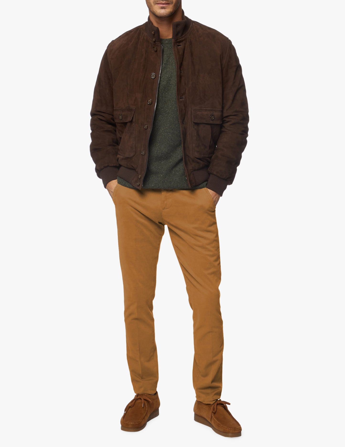 Braune Gaubert Baumwollhosen